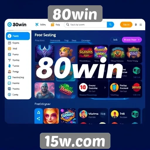 Plataforma 80win se destaca pela interface amigável